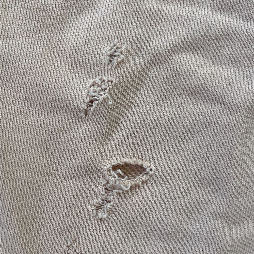 Express Light Pink Distressed Top - Picture 4 of 4